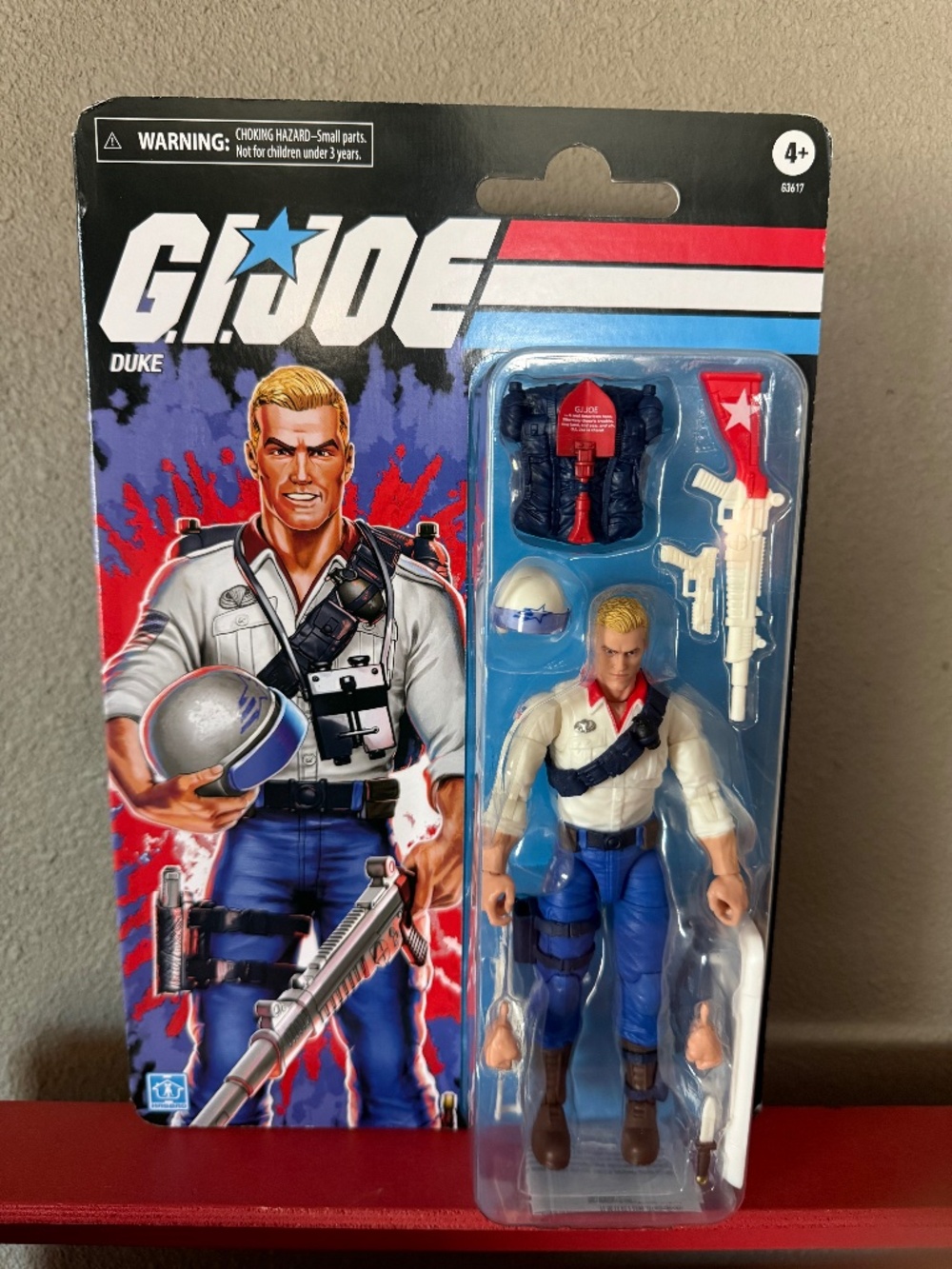 GI Joe Classified Retro Cardback USA Duke America 250th Figure Walmart Exclusive